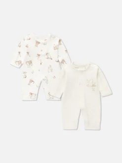 Primark Conjuntos E Visuais^Pack 2 Babygrows Disney Winnie The Pooh Prematuros