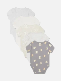 Primark Bodies E Tops Sem Mangas^Pack 5 Bodies Básicos