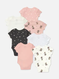 Primark Bodies E Tops Sem Mangas^Pack 7 Bodies Estampados Disney Minnie
