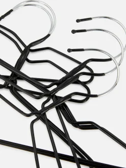 Primark Cabides E Arrumação De Parede^Pack 10 Cabides Metálicos Revestidos