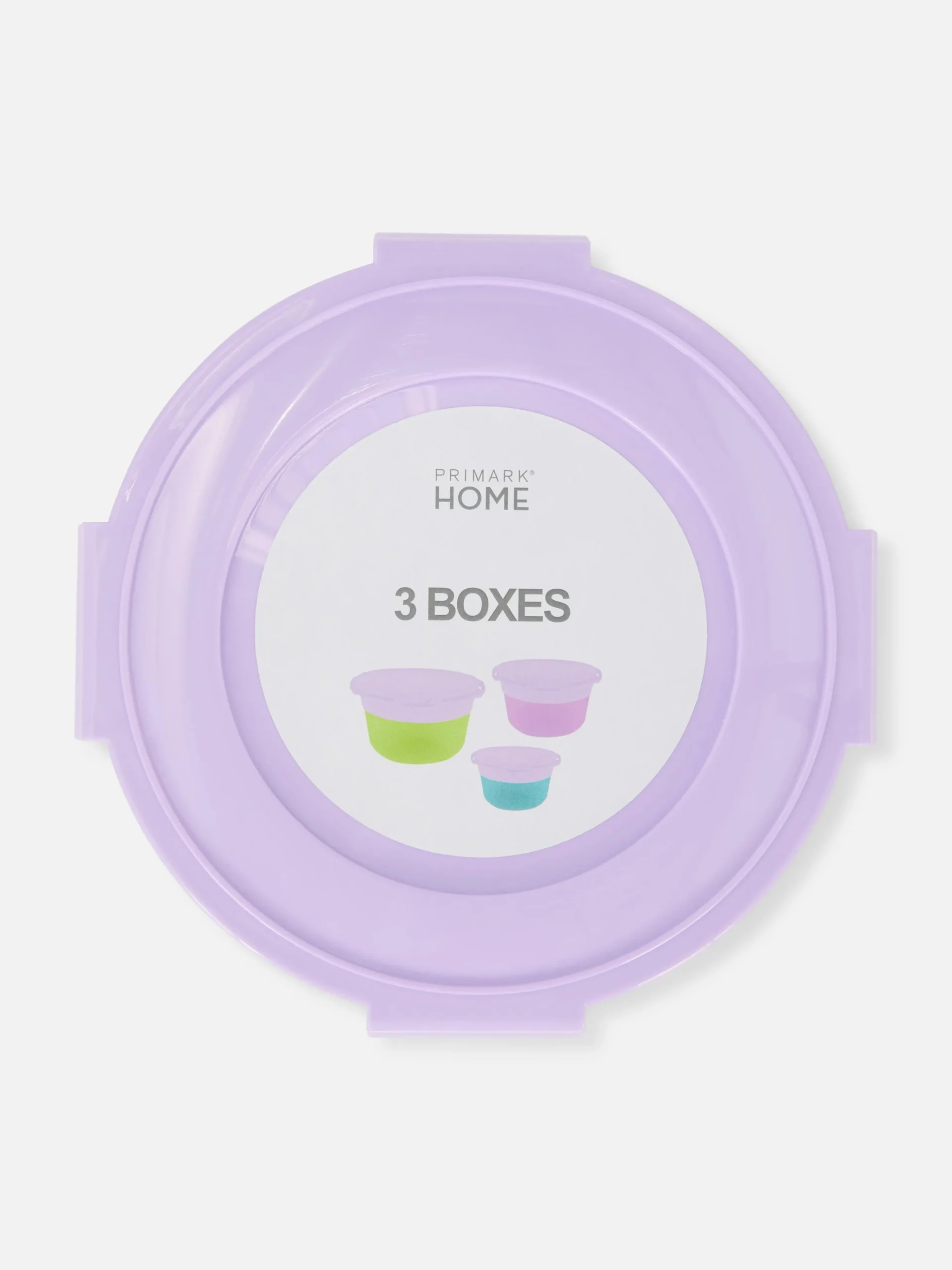 Primark Utensílios De Cozinha E Culinária^Pack 3 Caixas Snacks Redondas