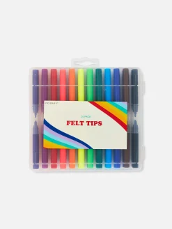 Primark Lápis De Cor^Pack 24 Canetas Ponta Feltro