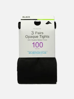 MULHER Primark Collants^Pack 3 Collants Opacos 100 Deniers
