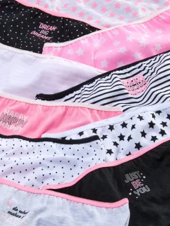 Primark Roupa Interior^Pack 10 Cuecas Estampado Slogan