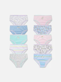 Primark Roupa Interior^Pack 10 Cuecas Gráficas Unicórnio