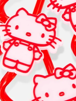 Primark Talheres E Utensílios^Pack 4 Palhinhas Espirais Hello Kitty