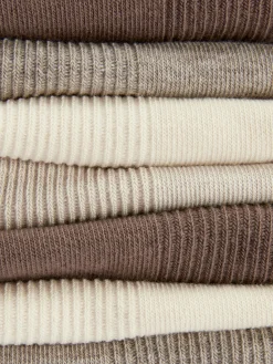 MULHER Primark Meias^Pack 7 Pares Meias Ténis Caneladas