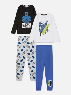 Primark Pijamas E Roupa De Dormir^Pack 2 Pijamas C/ Calças Marvel Black Panther