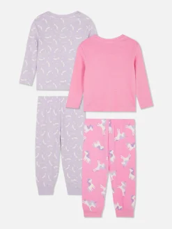 Primark Pijamas E Roupa De Dormir^Pack 2 Pijamas Calças Desenhos Sortidos