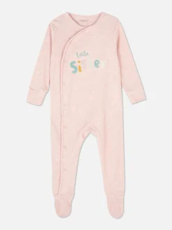 Primark Babygrows E Pijamas^Pijama Bordado Little Sister