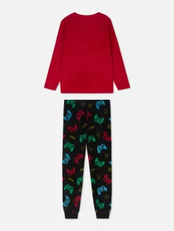Primark Pijamas E Roupa De Dormir^Pijama Manga Comprida Game Controller