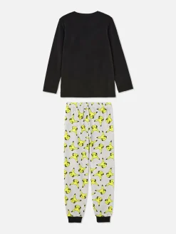 Primark Pijamas E Roupa De Dormir^Pijama T-shirt/calças Pokémon Pikachu