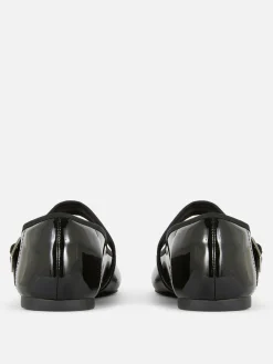 MULHER Primark Sapatos Rasos^Sapatos Mary Jane Rasos Biqueira Redonda