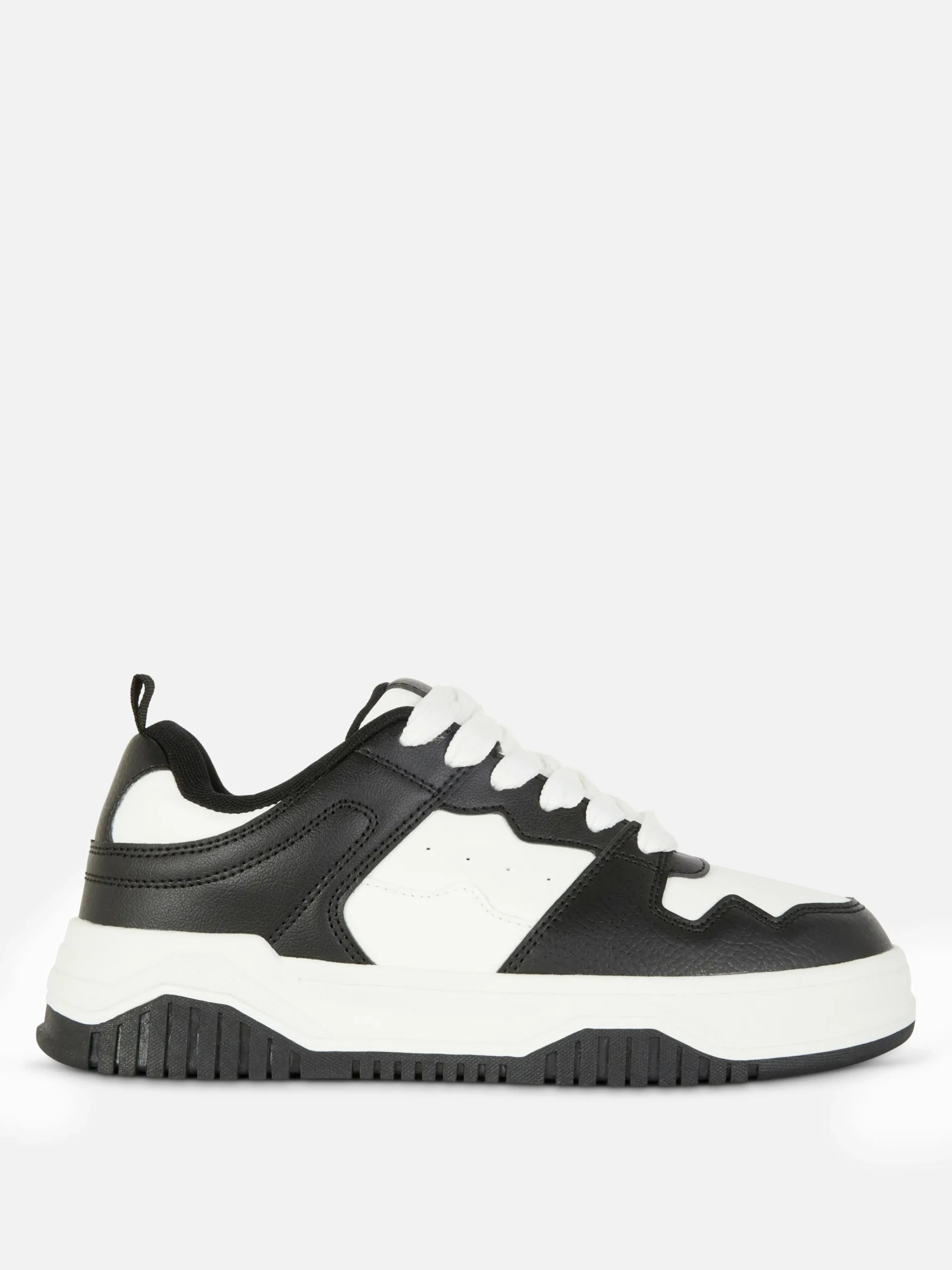 MULHER Primark Ténis^Ténis Atacadores Painel Contraste