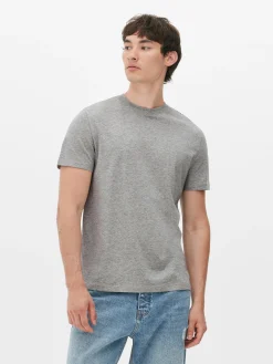 Primark Tops E T-Shirts^T-shirt Algodão Com Gola Redonda