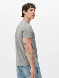 Primark Tops E T-Shirts^T-shirt Algodão Com Gola Redonda