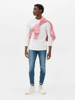 Primark Tops E T-Shirts^T-shirt Algodão Manga Comprida