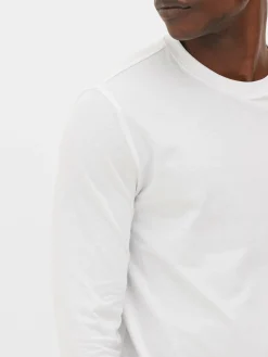 Primark Tops E T-Shirts^T-shirt Algodão Manga Comprida