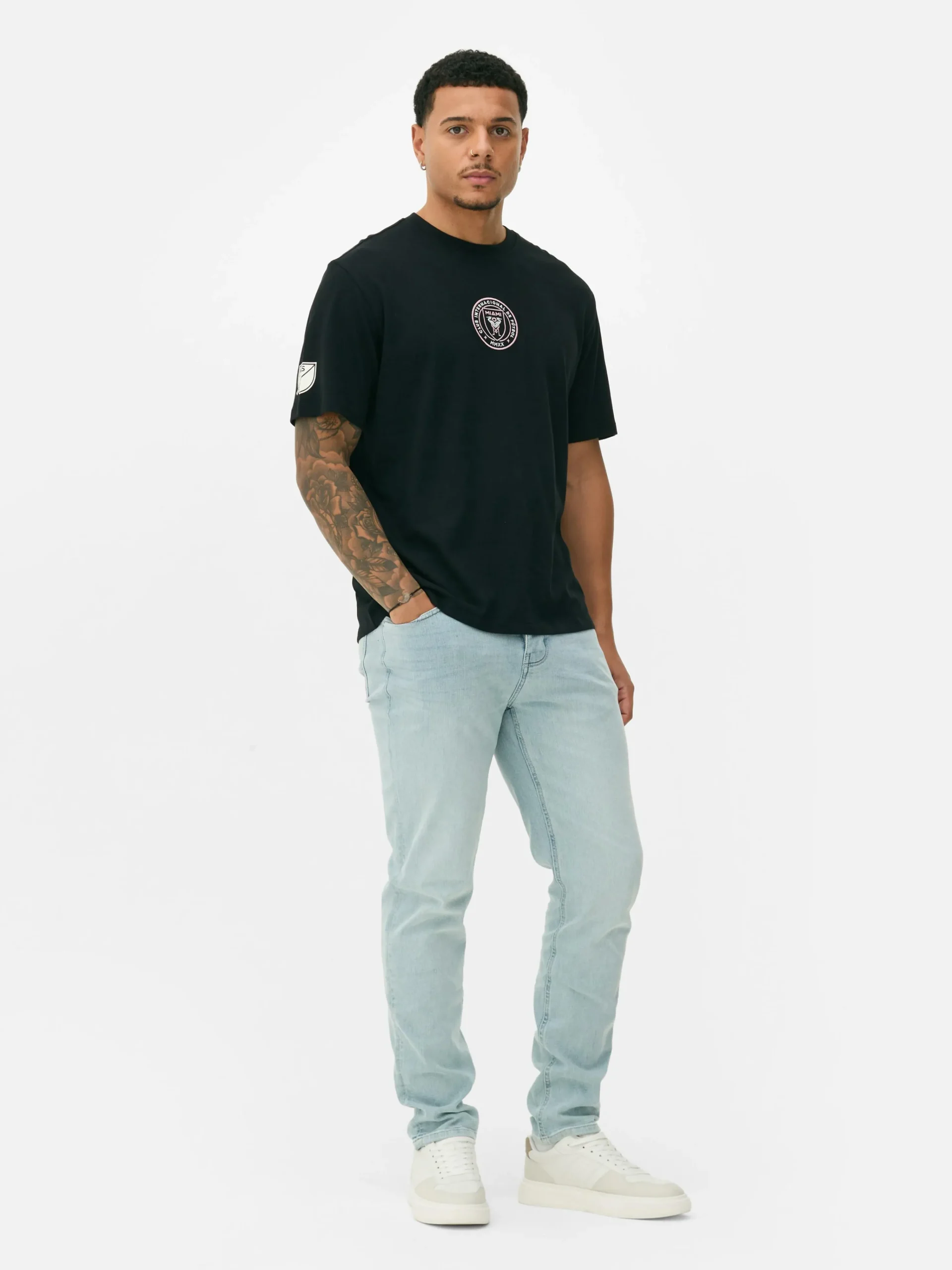 Primark Tops E T-Shirts^T-shirt Bordada Inter Miami