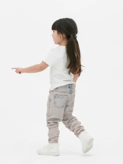 Primark Tops E T-Shirts^T-shirt Canelada Com Rebordo Franzido Coordenada