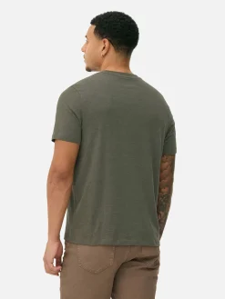 Primark Tops E T-Shirts^T-shirt Corte Regular Marmoreado