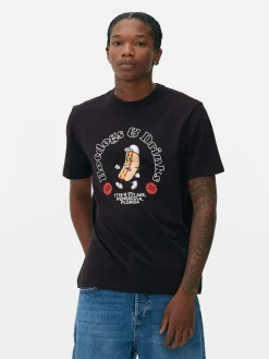 Primark Tops E T-Shirts^T-shirt Estampada Cachorro Quente