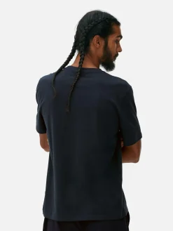 Primark Tops E T-Shirts^T-shirt Gola Redonda Corte Regular