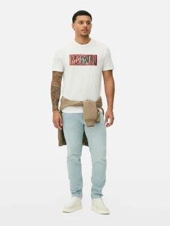 Primark Camisolas E T-Shirts Com Estampado Gráfico|Tops E T-Shirts^T-shirt Gráfica Logótipo MARVEL