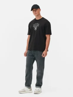 Primark Camisolas E T-Shirts Com Estampado Gráfico|Tops E T-Shirts^T-shirt Gráfica NFL Las Vegas Raiders