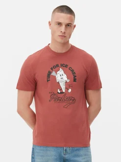 Primark Tops E T-Shirts^T-shirt Gráfico Gelado