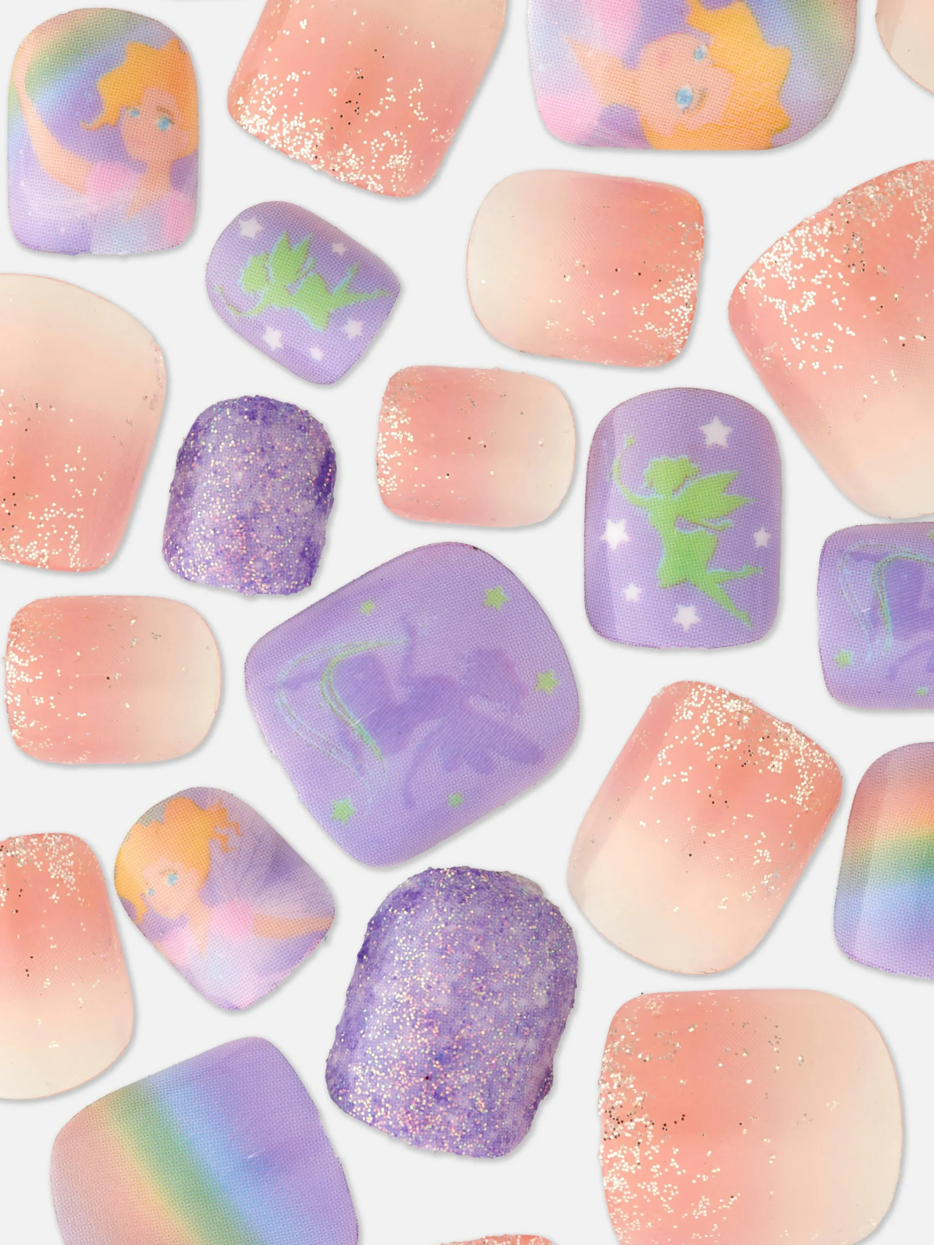 Primark Unhas Postiças^Unhas Pré-coladas Fadas