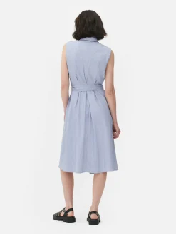 MULHER Primark Vestidos^Vestido Camiseiro Midi S/ Mangas