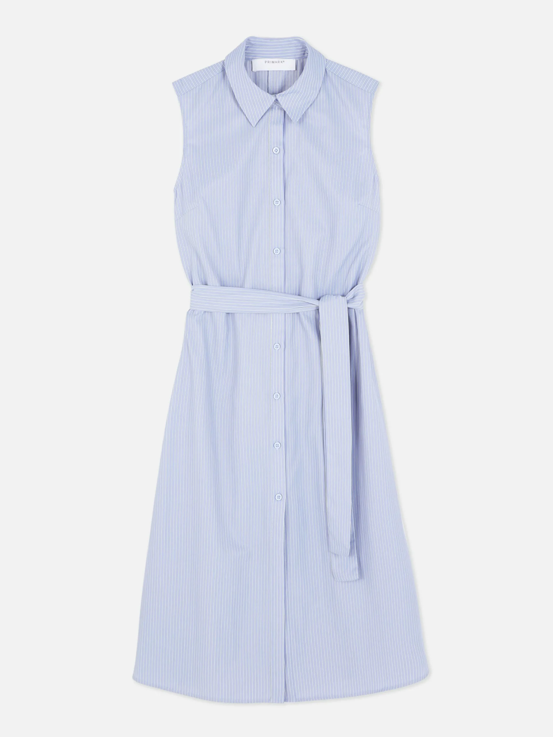 MULHER Primark Vestidos^Vestido Camiseiro Midi S/ Mangas