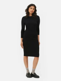 MULHER Primark Vestidos^Vestido Camisola Gola Redonda Manga Comprida