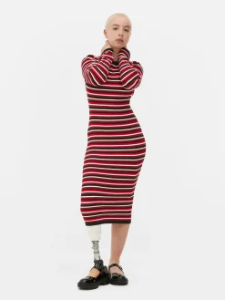 MULHER Primark Vestidos^Vestido Camisola Gola Redonda Manga Comprida