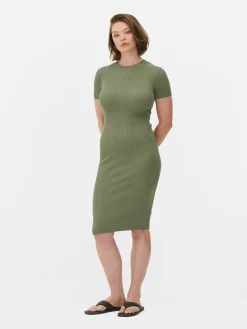 MULHER Primark Vestidos^Vestido Camisola Midi Manga Curta