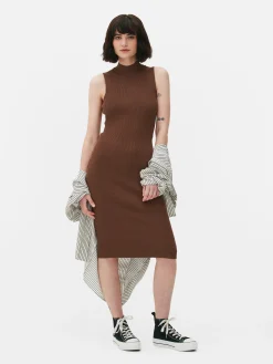 MULHER Primark Vestidos^Vestido Midi Malha S/ Mangas